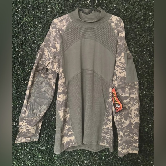Massif Army Combat Shirt XL Flame Resistant tactical compression camouflage NWT - Picture 9 of 9